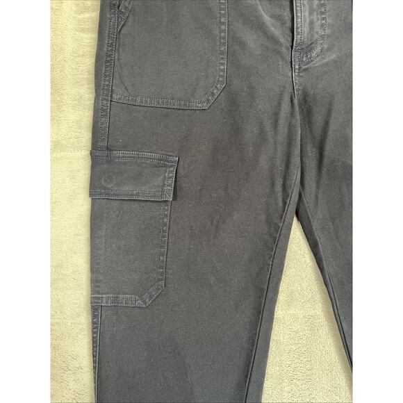 J. Crew Pants Womens 27 Navy The New Straight Leg Cargo Stretch Cotton Utility - Picture 4 of 11